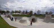 Spielplatz Skatepark im Überseepark in Bremen