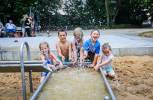 Foto: Spielplatz Wasser Spielplatz Alter Gerresheimer Friedhof in Düsseldorf