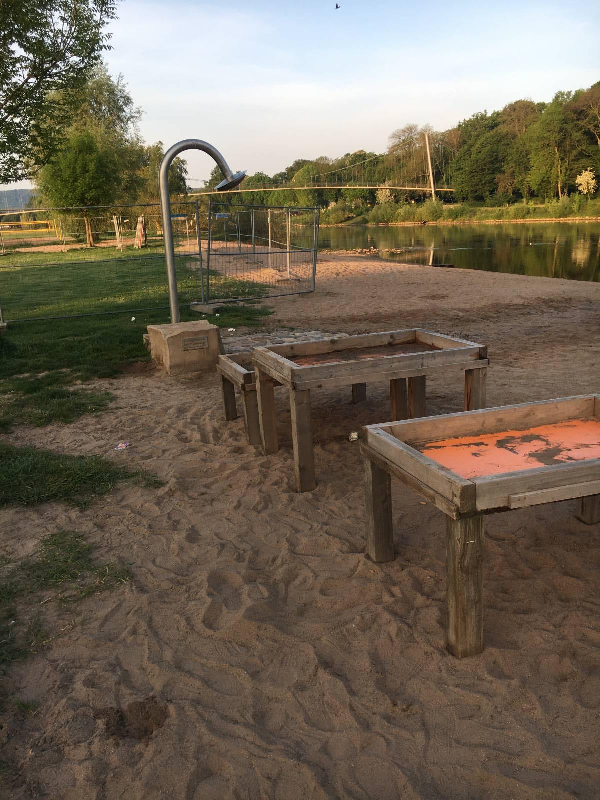 Foto Weserstrand in Minden