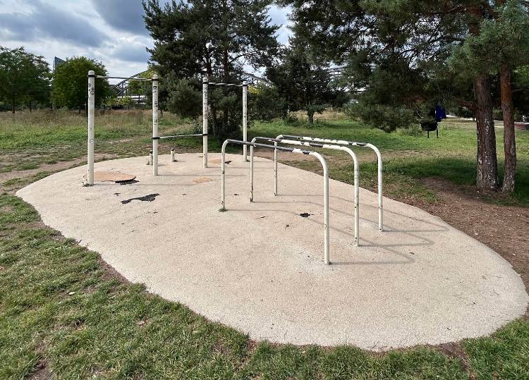 Foto Calisthenics Hafenpark in Frankfurt am Main